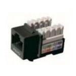 Jack RJ-45 CAT. 6 - De Poncheo - Color NEGRO