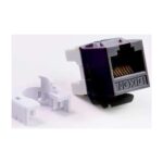 Jack RJ-45 CAT. 6 - De Poncheo - Color NEGRO