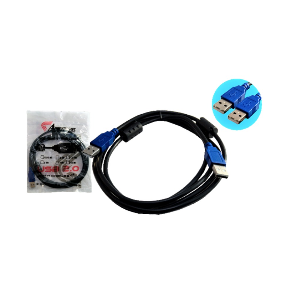 gp-013-1-8m-cable-usb-a-a-x-1-80mts-c-doble-filtro-2-0v-american-net-caja-de-250u Cable USB A-A x 1,80mts c/doble filtro, 2.0v American Net (caja de 250u) - Imagen 1