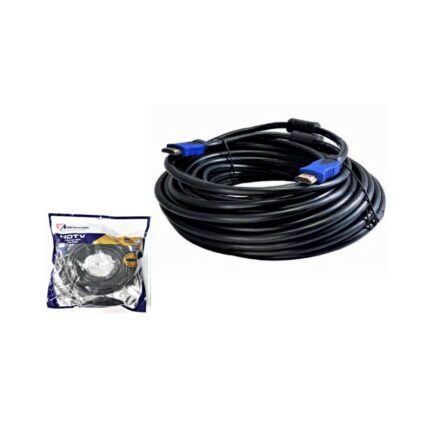 Cable HDMI x 15mts, cabeza azul, c/filtro 1.4V, Bolsa