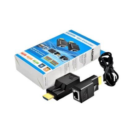 EXTENDER HDMI RJ45 ACTIVO 1080 * 60MTS . INCLUYE CABLE TIPO C PARA CARGA - PLASTICO