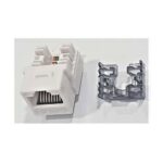KEYSTONE CAT6 JACK PARA INSERTAR CON ANGULO COLOR BLANCO