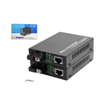 CONVERTIDOR FIBRA OPTICA A LAN * 20KM - GLINK