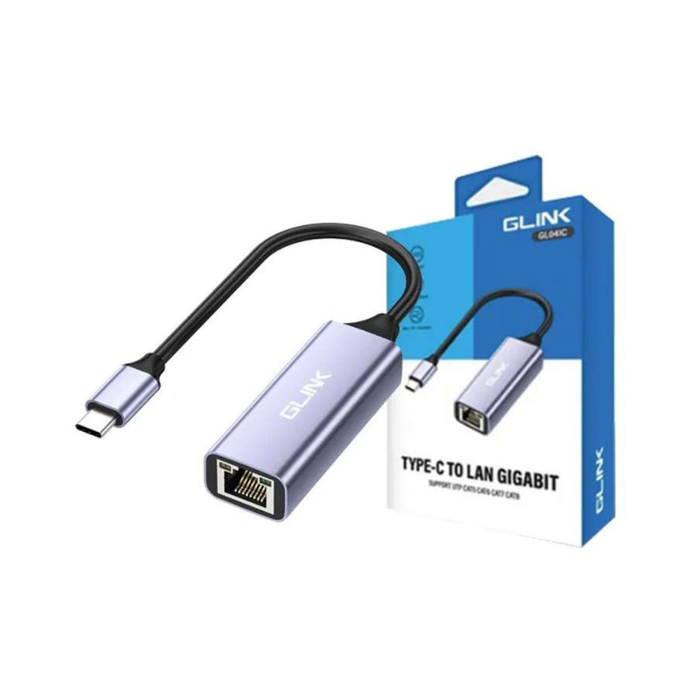 gp-gl041c-adaptador-tipo-c-a-lan-rj-45-10-100-1000-glink-gl014 ADAPTADOR TIPO C A LAN RJ-45 10/100/1000 GLINK (GL014) - Imagen 1