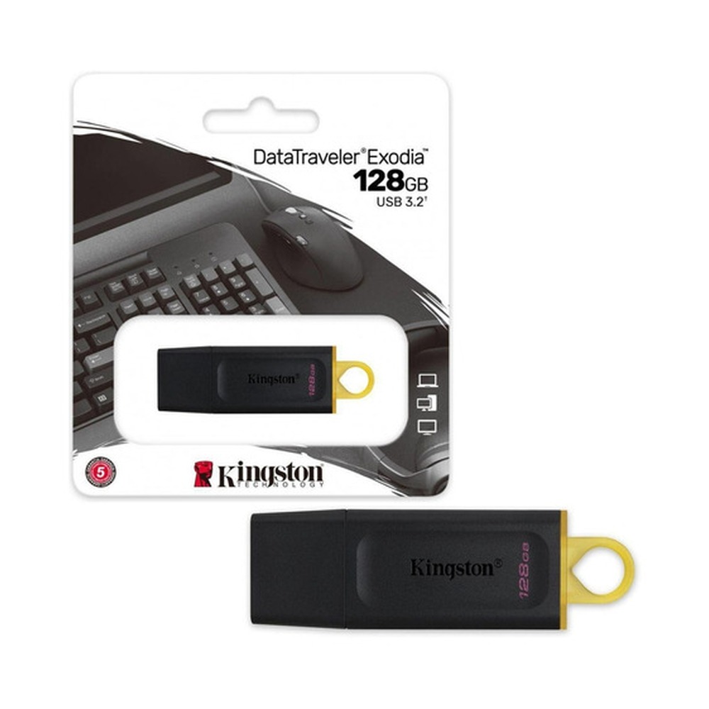 kingston-0001902 MEMORIA KINGSTON USB 128GB DTX EXODIA 3.2 - Imagen 1