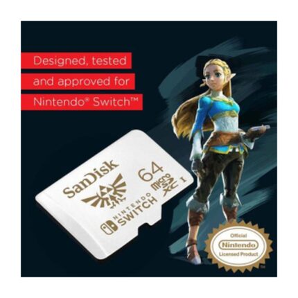 MEMORIA SANDISK MICROSD 64GB NINTENDO (SDSQXAT-064G)