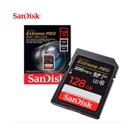 MEMORIA SANDISK SD 128GB EXTREME PRO 200MB/S 4K (SDSDXXD-GN4IN)