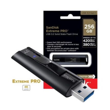 MEMORIA SANDISK USB 256GB EXTREME PRO 3.2 (SDCZ880-256G-G46)