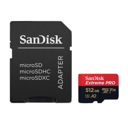 MEMORIA SANDISK MICROSD 512GB EXTREME PRO 200MB/S (SDSQXCD-512G)