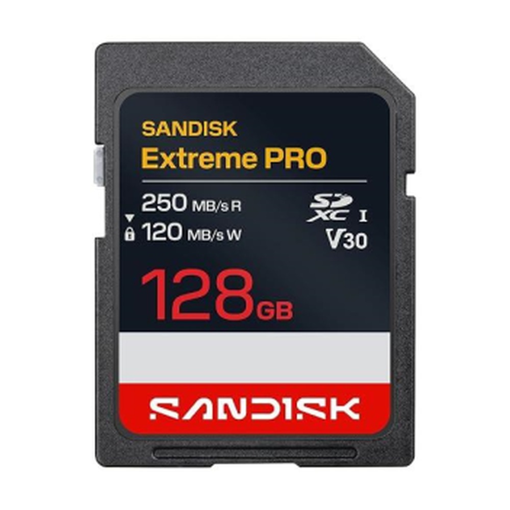 sandisk-0003759 MEMORIA SANDISK SD 128GB EXTREME PRO 250MB/SK V30 UHS-I (SDSDXXJ-128G- GSCIN) - Imagen 1