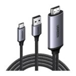 CABLE ADAPTADOR UGREEN USB C A HDMI ACTIVO CON ALIMENTACION USB A