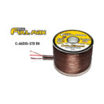 CABLE SILICONADO MELLIZO STEREO 8 NEGRO