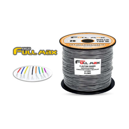 CABLE AUTOMOTRIZ N° 20 OD:2.3MM RX100M GRIS