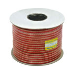 CABLE ESTAÑADO PARA AUDIO ROJO 100M 2X40 / 0.2