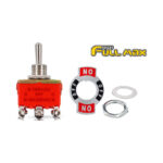 SWITCH PALAMCA (ON-OFF-ON) (6P)15A 250V NARANJA (HFM)