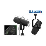 MICROFONO DINAMICO PROFESIONAL PARA ESTUDIO (SALIDA USB Y XLR)