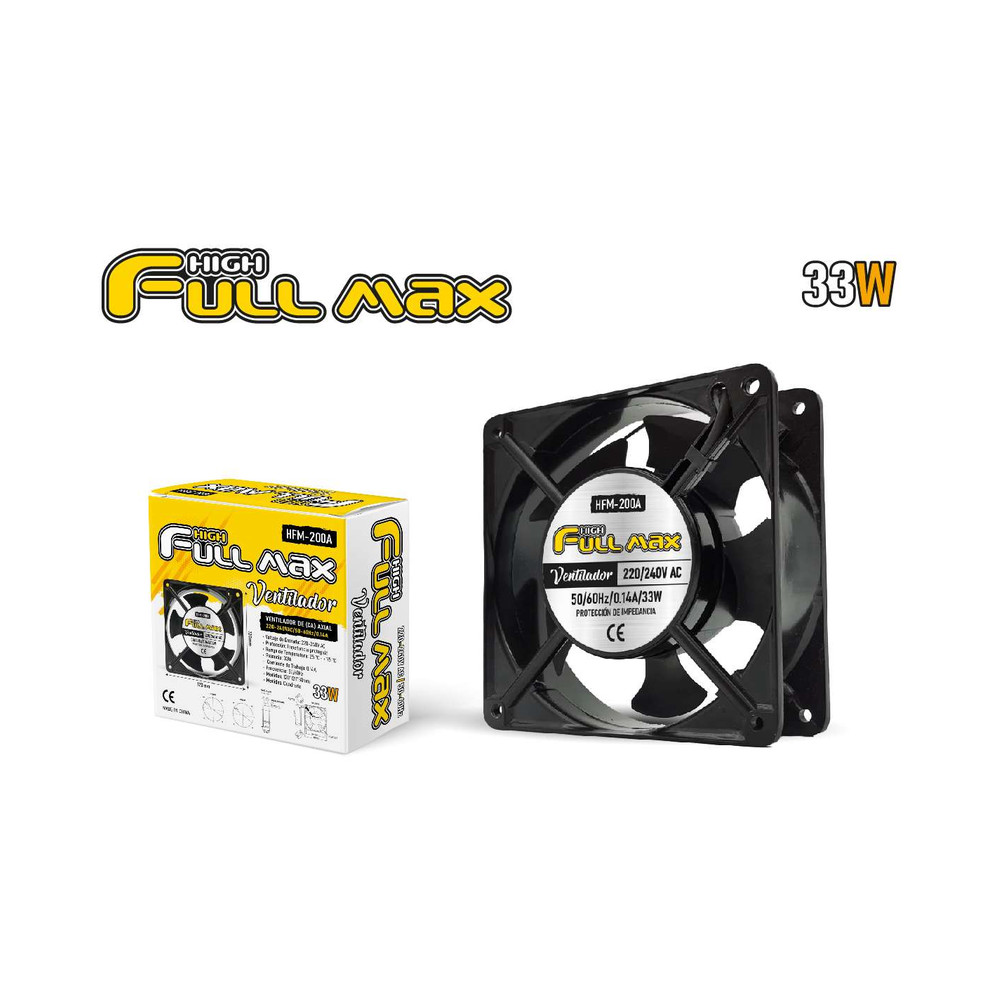 zz-hfm-200a-ventilador-axial-220-240vac-50-60hz-33w VENTILADOR AXIAL 220 - 240VAC / 50 - 60HZ 33W - Imagen 1