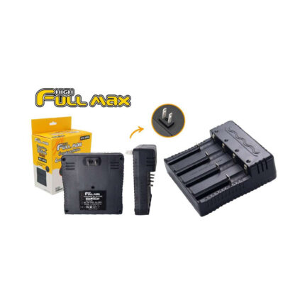 CARGADOR DE BATERIAS (4 PS)110V-240V 4.2V 2400MA COMPATIBLE CON BATERIA 18650/26650/14500/16340/267
