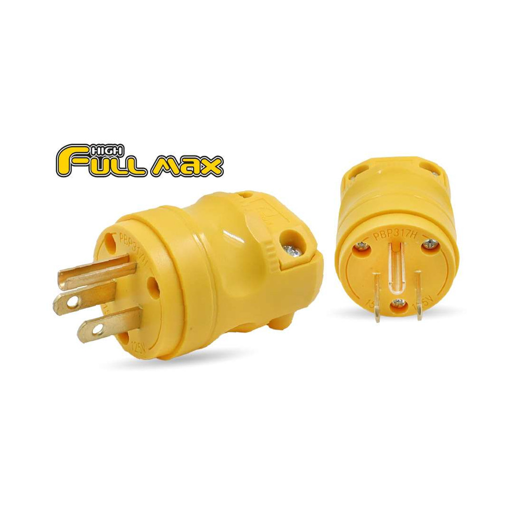 zz-hfm-3pm-m-plug-ac-amarillo-15a-125v-macho PLUG AC AMARILLO 15A 125V MACHO - Imagen 1