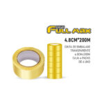 CINTA DE EMBALAJE 4.8CM X 200M (PACK DE 6 UNIDADES)