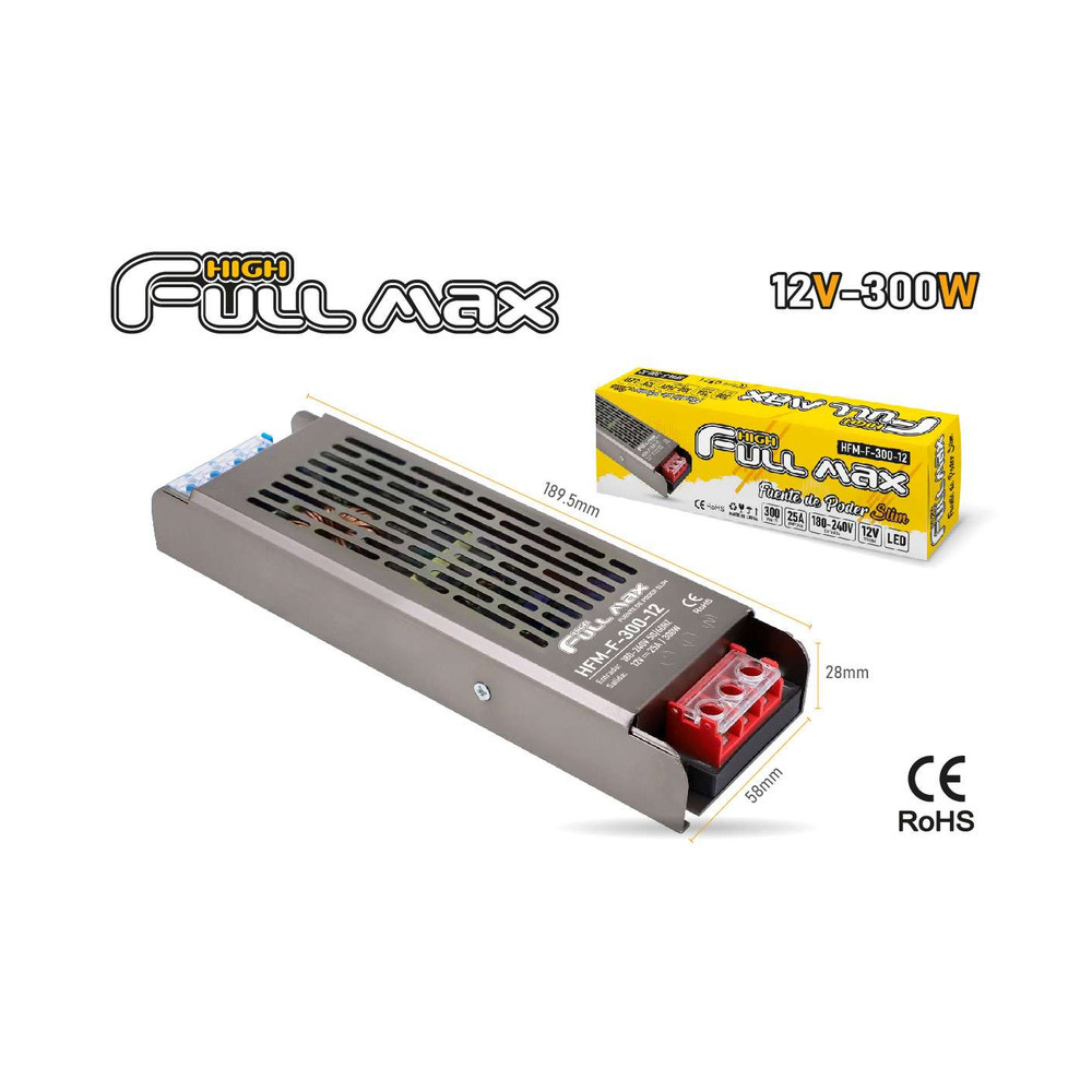 zz-hfm-f-300-12-fuente-de-alimentacion-300w-12v-25a FUENTE DE ALIMENTACION 300W-12V 25A - Imagen 1