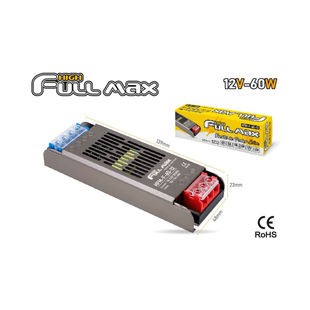 zz-hfm-f-60-12-fuente-de-alimentacion-60w-12v-5a FUENTE DE ALIMENTACION 60W-12V 5A - Imagen 1