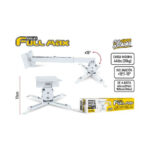 RACK COLG P/PROYECTOR 60/100CM 20KG 360° BLANCO