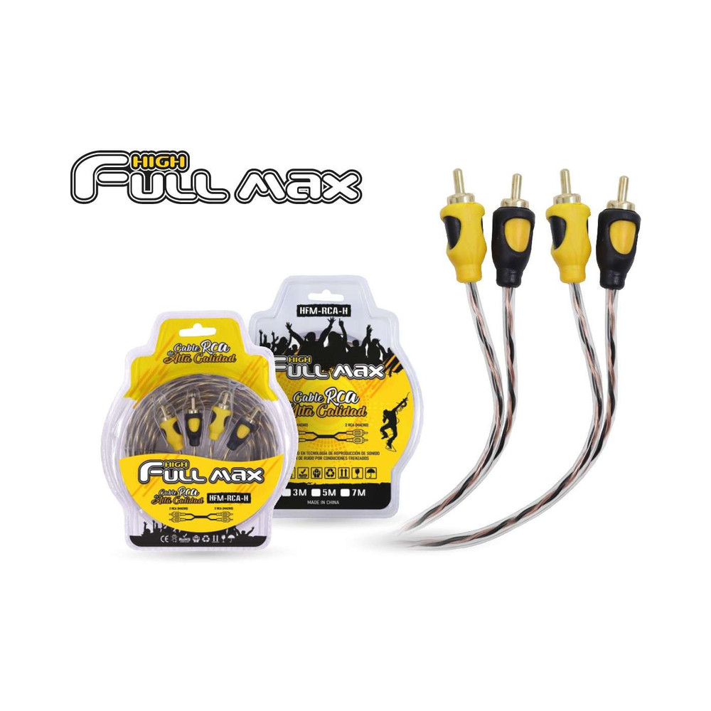 zz-hfm-rca-h-5m-cable-2-rcamacho-a-2-rca-macho-od-3-8-7-6mm-5m CABLE 2 RCAMACHO A 2 RCA MACHO OD 3.8*7.6mm 7M - Imagen 1