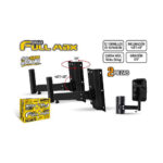 RACK P/PARLANTE 6/15´´50KG PARED 33/43CM 120° (2PCS)