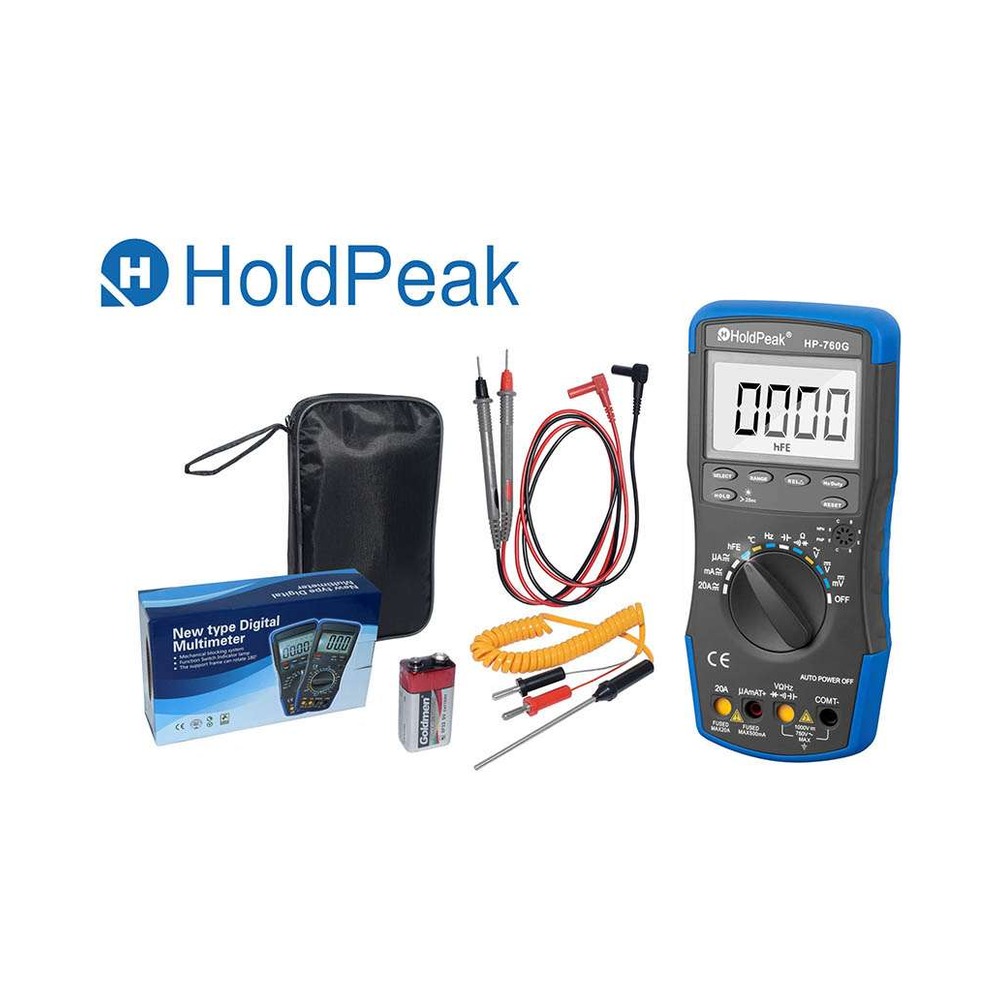 zz-hp-760g-multi-digital-autorango-c-temperatura MULTI - DIGITAL AUTORANGO C/TEMPERATURA - Imagen 1