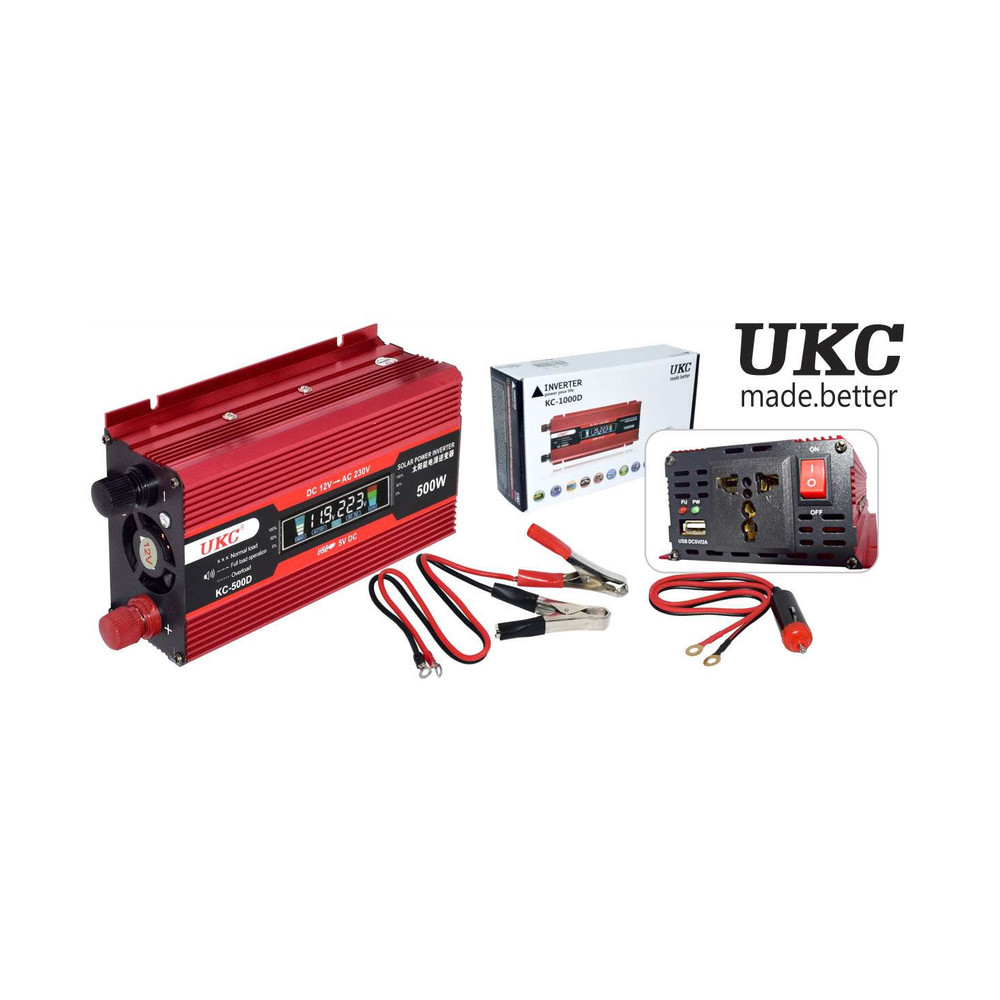 zz-kc-500d-conversor-de-voltaje-12v-a-220v-500w-digital-integrado-para-panel-solar-serie-kc CONVERSOR DE VOLTAJE 12V A 220V 500W DIGITAL INTEGRADO PARA PANEL SOLAR SERIE (KC) - Imagen 1