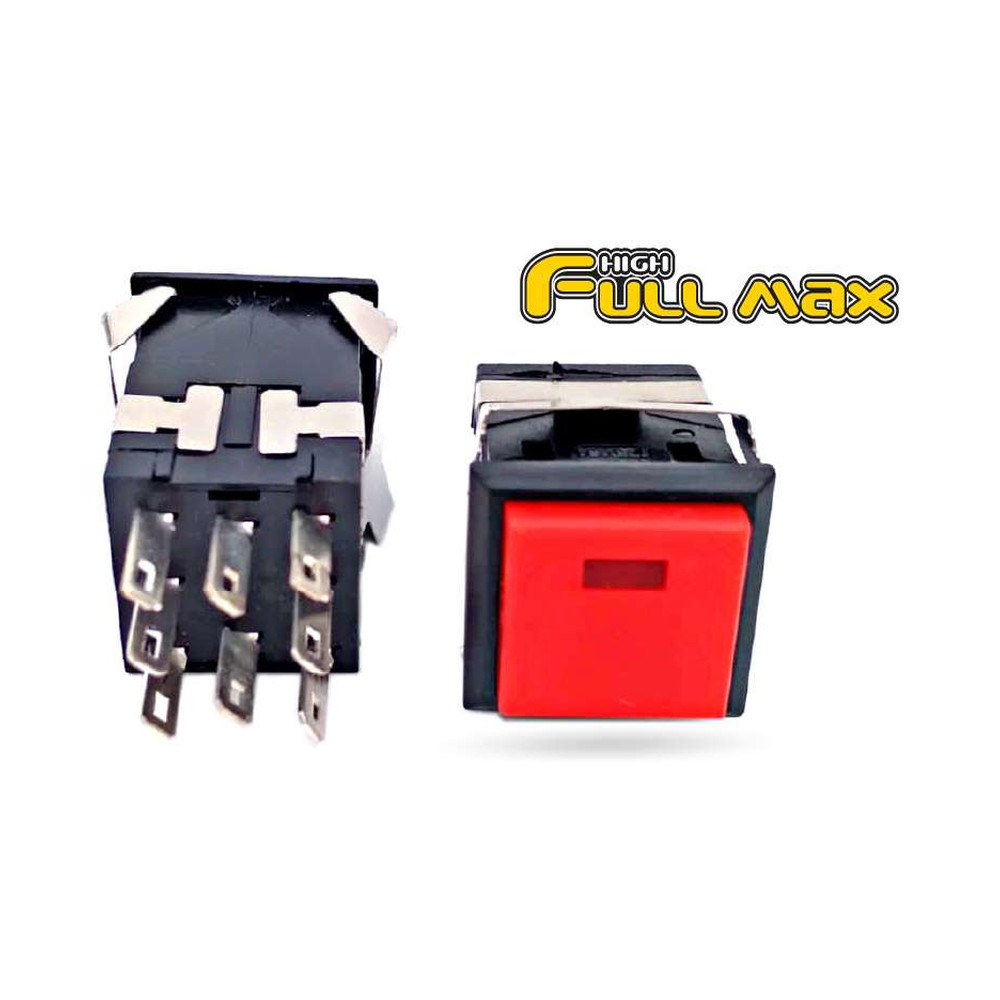 zz-kd2-22-bk-pulsador-cuadrado-8p-con-led-3a-250v-s-metal PULSADOR CUADRADO 8P CON LED 3A 250V S/METAL - Imagen 1