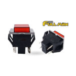 PULSADOR CUADRADO 4P 15A 250V ROJO