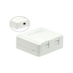 CAJITA PUERTO JACK RJ45 DOBLE 2