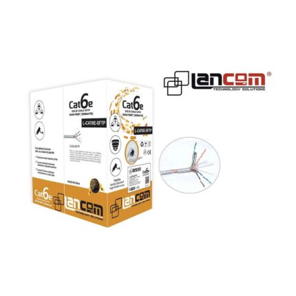 CABLE SFTP CAT6 OD. 0.5MM GREY 305M+ PLAT+MALLA
