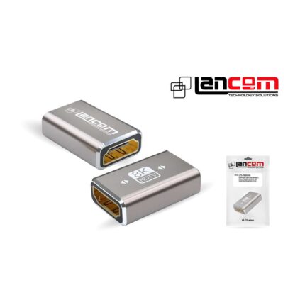 ADAPT. HDMI H/H (180 GRADOS) CAP. MET. ALUM.