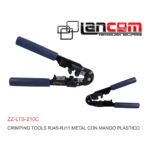 CRIMPING TOOLS RJ45-RJ11 METAL CON MANGO PLASTICO AZUL ACERO