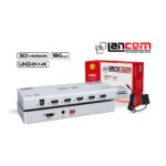 SPLITTER HDMI 2.0 1X4 PUERTOS 4K 60HZ 18GBPS CON CARCASA METÁLICA