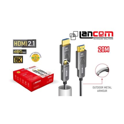 CABLE HDMI 2.1 8K AOC DESMONTABLE 20M BLINDADO LANCOM