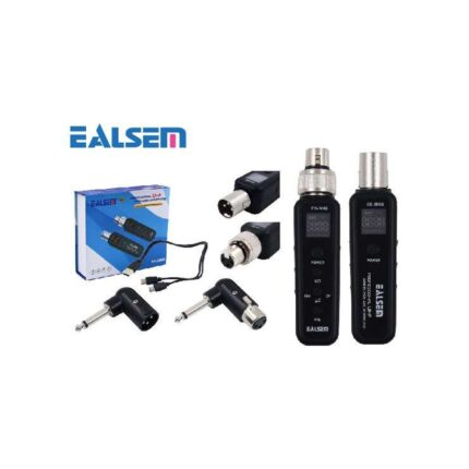 ADAPTADOR DE MICROFONO EALSEM INALAMBRICO MAS ADAPTADOR 6.5MM UHF PARA GUITARRA