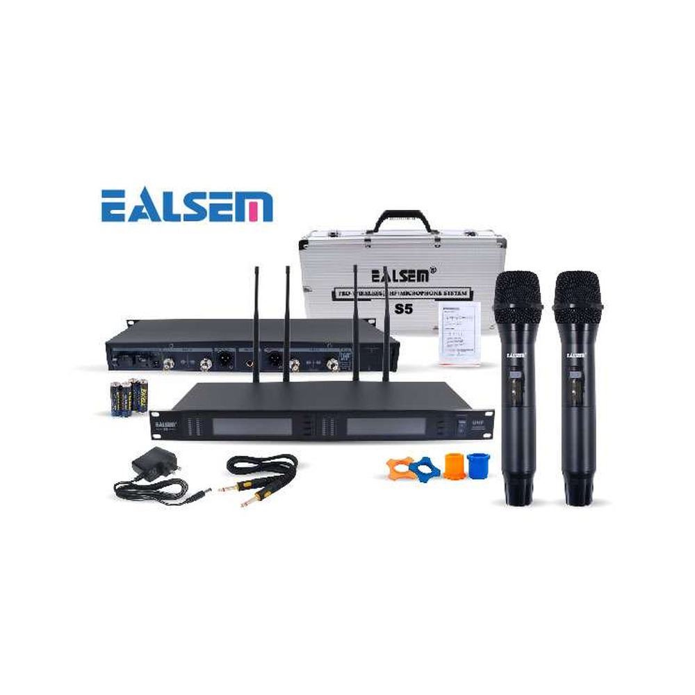 zz-m-es-s5-mlt-microfono-inalambrico-uhf-ealsem-case-grande-s5-c-maleta MICROFONO INALAMBRICO UHF EALSEM CASE GRANDE (S5) C/MALETA - Imagen 1