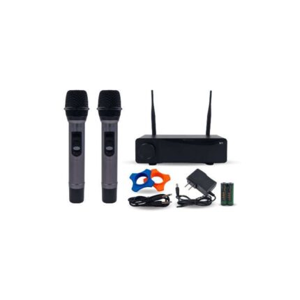 MICROFONO EALSEM INALAMBRICO UHF DOS MICROFONOS PROFESIONAL (W1)