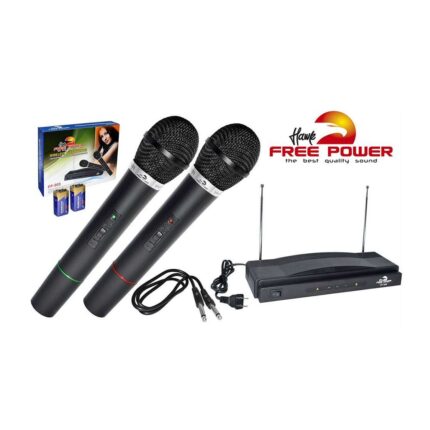 MICROFONO INALAMBRICO DE MANO DOBLE (FP-505) VHF