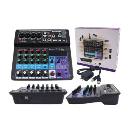 MINI MIXER DE 6 CANALES TEYUN