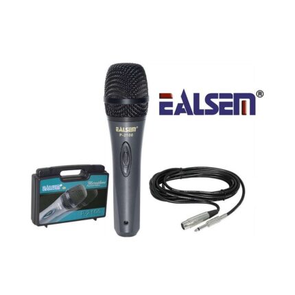MICROFONO EALSEM DE MANO ALAMBRICO P-2100 CABLE DE 5MTS PROFESIONAL