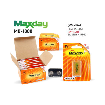 PILA ALCALINA BATERIA (9V) (6LR61) BLISTER 1 PS