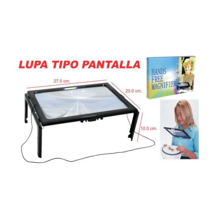 LUPA PARA LECTURA CON 4 LED T/PANTALLA