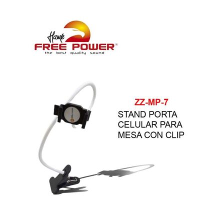STAND PORTA CELULAR PARA MESA CON CLIP