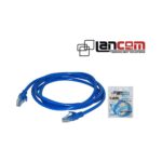 CABLE PATCH CORD UTP CAT5E (7*0.12MM) 1M AZUL