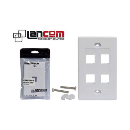 PLACA ABS 4 PUERTOS RJ45120 (040)